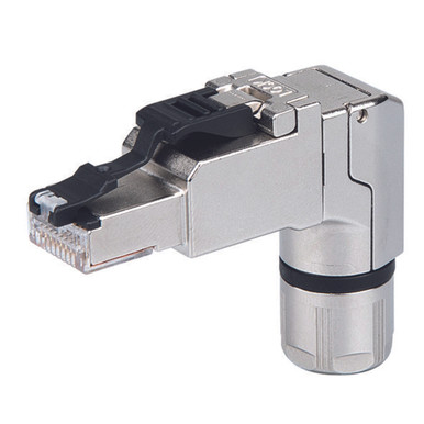 Telegartner RJ45 Connector MFP8-4x90 T568A Cat.6^A, AWG24/1-22/1, AWG27/7-22/7