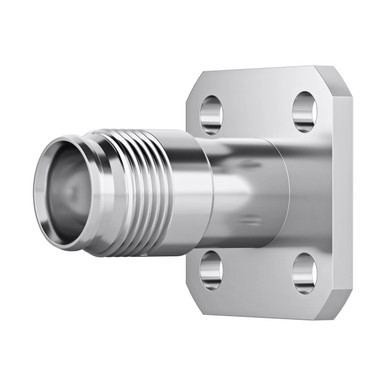 Telegartner NEX10® Female 4-Hole Flange Connector for RG-402 Cable, Panel Jack G10 (UT-141)