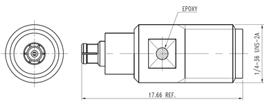 Huang Liang Mini-SMP Female to SMA Female Adapter