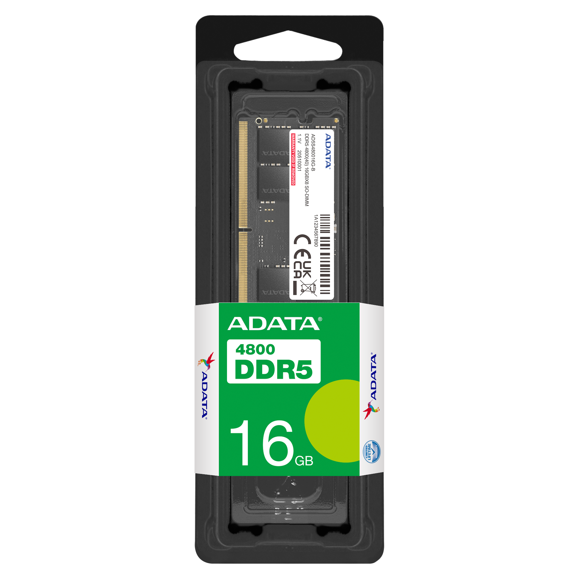 16GB (4800MHz) ADATA PREMIER SODIMM MEMORY