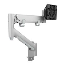 Atdec Single Monitor Heavy-Duty Dynamic Arm Wall Mount - Silver