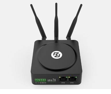 Robustel R1510-4L Compact Industrial Cellular Gateway, CAT-4, 2 x FE, WAN, WiFi, 1 x LTE Antenna + 1 x WiFi Antenna