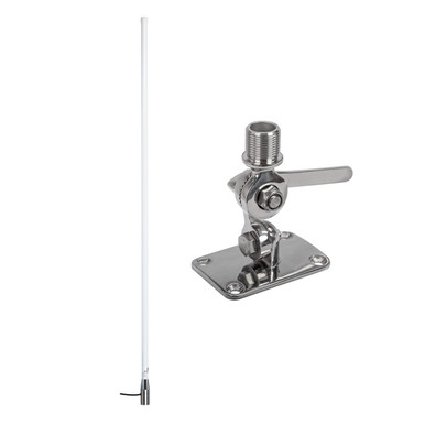 Blackhawk Marine Cellular Antenna 698-2700 with Stainless Steel Adjustable Mount