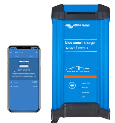 Victron Blue Smart Bluetooth IP22 Battery Charger 12/30(3) 230V AU/NZ Plug