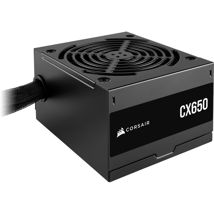 Corsair CX Series™ CX650 – 650 Watt 80 PLUS Bronze ATX Power Supply (AU), Compact 125mm, Up to 88% Efficiency