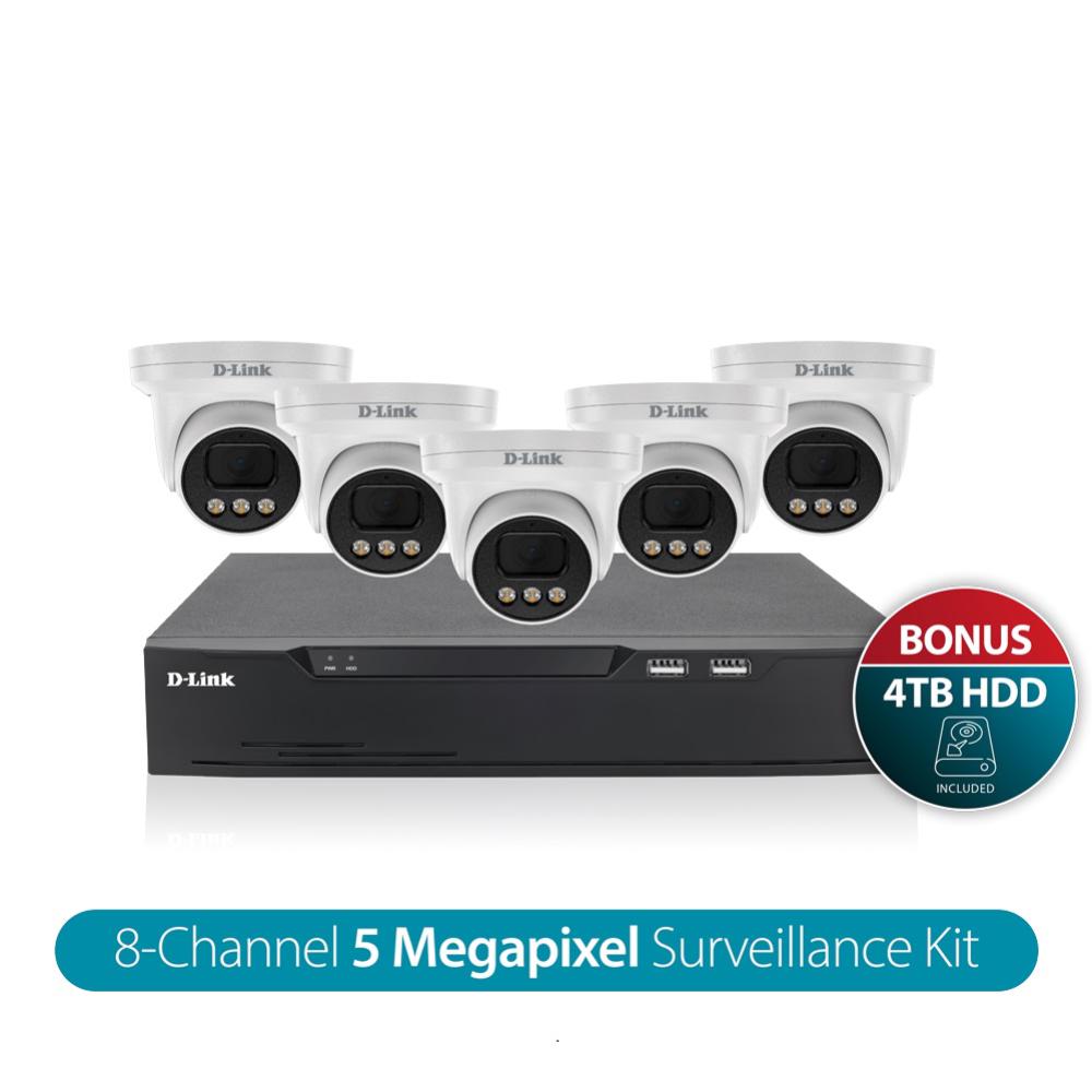 D-Link DCS-F4805E Vigilance 5 x 5MP Kit