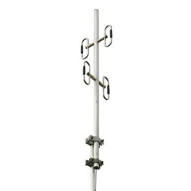 ZCG UHF Stacked Dipole Binary Array Antenna, Stainless Steel, 400 to 520 MHz, 5 dBi, N Female