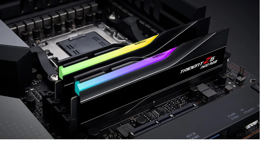 G.SKILL F5-6000J3040G32GX2-TZ5NR 64GB (2 x 32GB)/ DDR5 6000 MT/s/ Timings 30-40-40-96/ Voltage 1.4V/ TZ5 NEO RGB