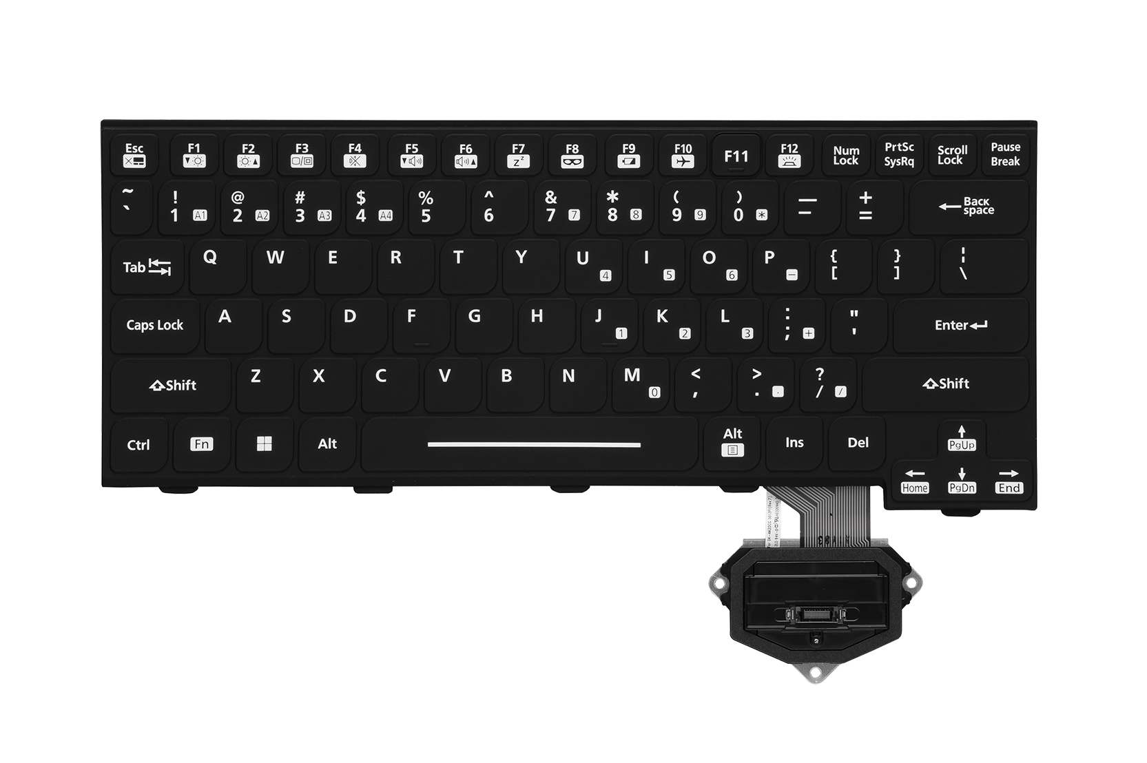 Panasonic Rubber Backlit KB FZ-40