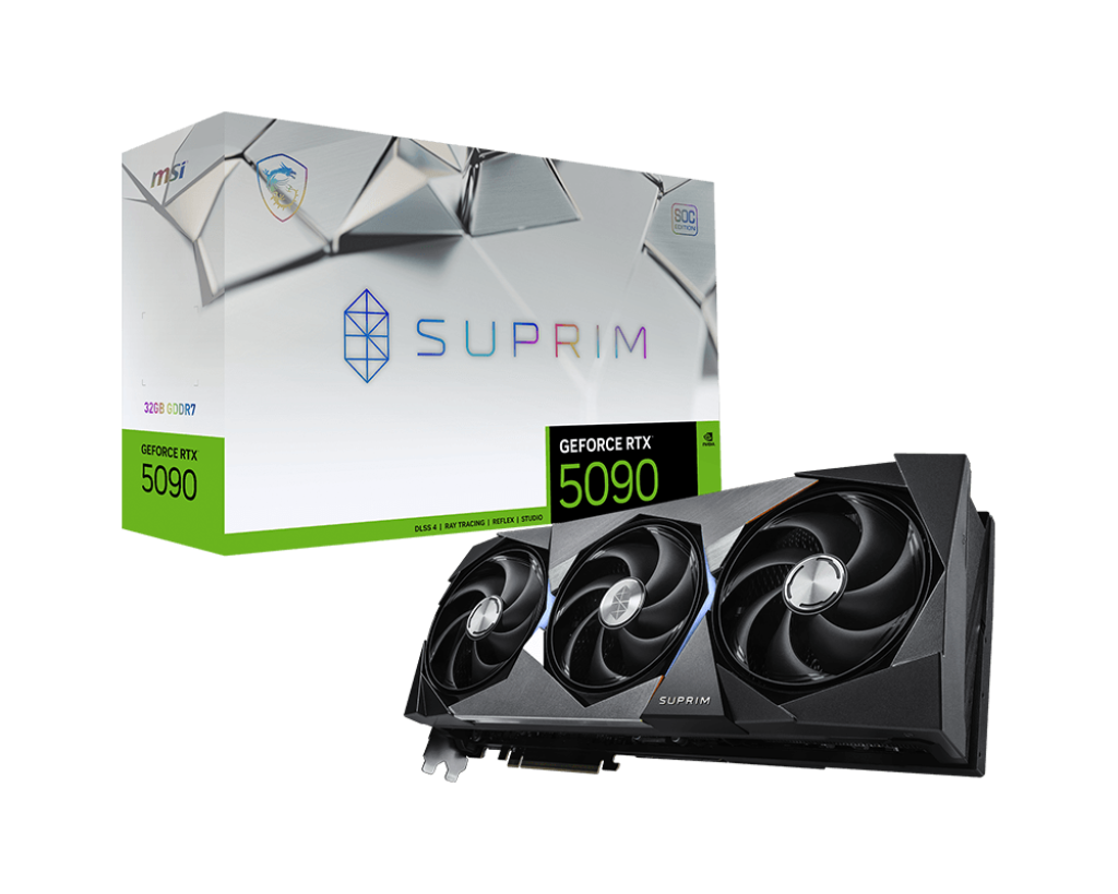 32GB MSI RTX 5090 SUPRIM SOC GPU