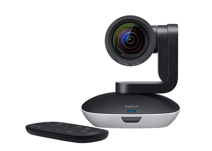 Logitech PTZ Pro 2 HD Video Camera, Exceptional Optics & HD Clarity, Wide Versatile Field of View, Plug‑and‑Play USB Connectivity
