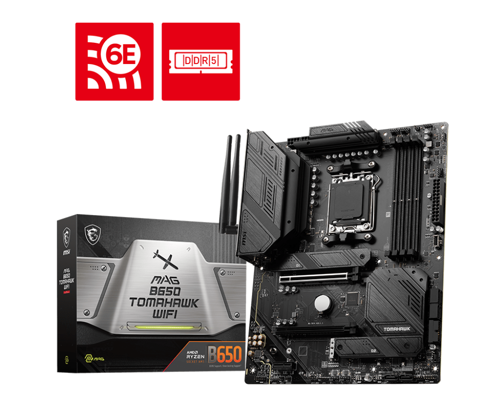 MSI MAG B650 TOMAHAWK WIFI MOTHERBOARD
