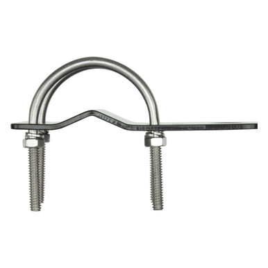 GME MB408B - 3mm Bull Bar Bracket with "U" Bolts - Black