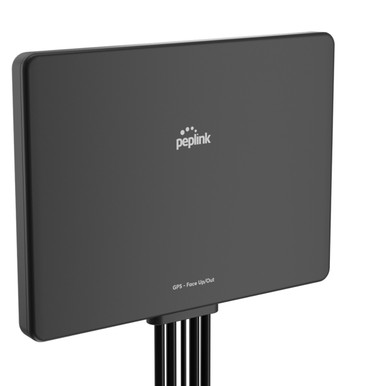 Peplink Slim-40G Antenna (4x LTE/5G + GPS),Black, 2m cable, SMA
