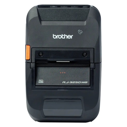 Brother RJ-3250WB 3' Wi-Fi & BT Label and Receipt Printer - RJ-3250WB +PA-BT-006 + PA-SS-4000 + PA-AD-600A and Belt Clip + Receipt Roll