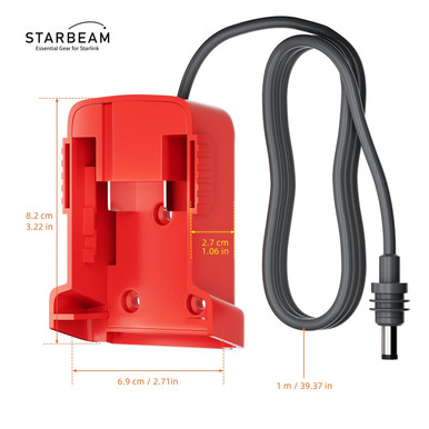 STARBEAM Starlink Mini Milwaukee 18V Battery Adapter