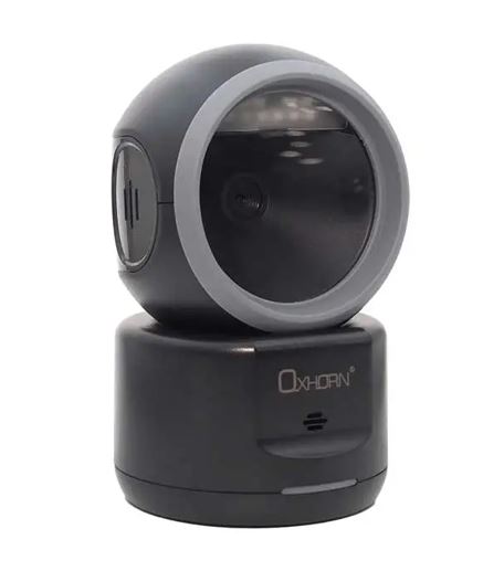 Oxhorn USB 2D Desktop Barcode Scanner Commercial Grade USB Plug&Play 5V 1A Sensor Pixel Supported most of System Black