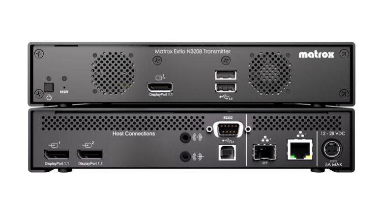 Matrox Extio 3 N3208 KVM Extender Receiver Appliance